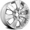 Action Crash - Aluminum Wheel - All Painted Silver - 7 Spoke - 5 Lug - 17 X 7.5 Inch - 55mm Offset - 2008 - 2011 Honda Accord Coupe / Sedan - ALY63934U20N -Engine Electrical shop D0111 B248716 1