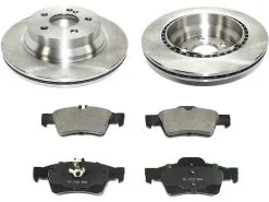 DuraGo - Rear Ceramic Brake Pads And Rotor Kit - Vented Rotors - 2007 - 2011 Mercedes-Benz CLS550 - BK7081816