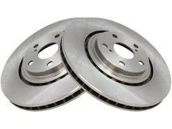 TRQ - Front Brake Rotor Set Of 2 - Vented - 5 Lug - 2011 - 2019 Toyota Sienna - BRA78215