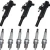 DIY Solutions - Ignition Coil Kit - 9 Piece - 2009 - 2012 Jeep Liberty 3.7L V6 - IGN01092 -Engine Electrical shop D0115 Q514481 1