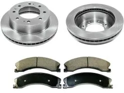 DuraGo - Front Semi-Metallic Brake Pad And Rotor Kit - 2011 - 2019 Chevrolet Silverado 2500 HD - BK7144712
