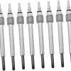 Replacement - Glow Plug Kit - 8 Piece - 20mm - 2004 - 2007 Ford F-350 Super Duty 6.0L V8 VIN P Powerstroke Diesel - 598-268-K8 -Engine Electrical shop D0115 T881232 1