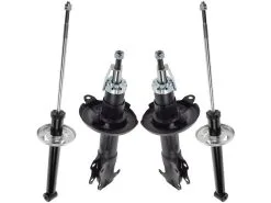 TRQ - Front And Rear Suspension Strut And Shock Absorber Assembly Kit - 4 Piece - 1995 - 2002 Volkswagen Cabrio - SKA60870