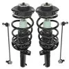 DIY Solutions - Front Strut Coil Spring Sway Bar Link Kit - 4 Piece - 2005 - 2010 Volkswagen Jetta 2.5L 5-Cylinder Without Sport Suspension - SHO00425