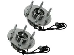 TRQ - Front Wheel Hub And Bearing Kit - 2 Piece - 2007 - 2013 Chevrolet Silverado 1500 - BHA50034