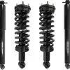 Unity - Front And Rear Suspension Strut Coil Spring And Shock Absorber Assembly Kit - 4 Piece - 2004 - 2012 Chevrolet Colorado RWD Without Front Torsion Bar (Excludes 17 And 18 Inch Wheels) - 4-11570-251260-001 -Engine Electrical shop D0117 T197169 1