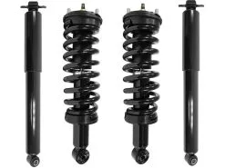 Unity - Front And Rear Suspension Strut Coil Spring And Shock Absorber Assembly Kit - 4 Piece - 2004 - 2012 Chevrolet Colorado RWD Without Front Torsion Bar (Excludes 17 And 18 Inch Wheels) - 4-11570-251260-001