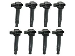 TRQ - Ignition Coil Set - 8 Piece - 2000 - 2009 Toyota Tundra 4.7L V8 - ICA61496