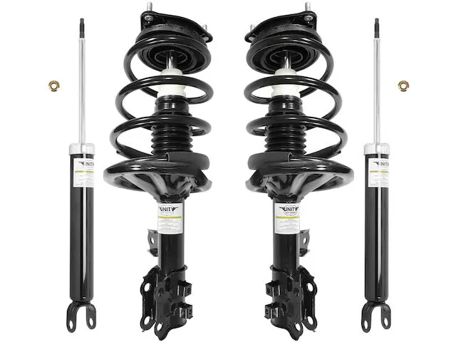 Unity - Front And Rear Suspension Strut Coil Spring And Shock Absorber Assembly Kit - 4 Piece - 2007 - 2010 Hyundai Elantra Sedan - 4-11133-259890-001 3 Unity - Front And Rear Suspension Strut Coil Spring And Shock Absorber Assembly Kit - 4 Piece - 2007 - 2010 Hyundai Elantra Sedan - 4-11133-259890-001