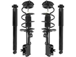 Unity - Front And Rear Suspension Strut Coil Spring And Shock Absorber Assembly Kit - 4 Piece - 2012 - 2013 Nissan Rogue AWD (From 2/2012) - 4-11737-255510-001