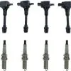 DIY Solutions - Ignition Coil And Spark Plug Kit - 8 Piece - 2002 - 2006 Nissan Altima 2.5L 4-Cylinder - IGN01083 -Engine Electrical shop D0118 Y698181 1