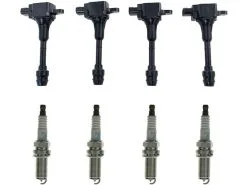 DIY Solutions - Ignition Coil And Spark Plug Kit - 8 Piece - 2002 - 2006 Nissan Altima 2.5L 4-Cylinder - IGN01083