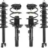 Unity - Front And Rear Strut And Coil Spring Assembly - Set Of 4 - 2013 - 2017 Honda Accord (Excludes Hybrid Models) - 4-11217-15960-001 -Engine Electrical shop D0122 C899184 1