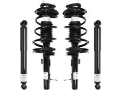 Unity - Front And Rear Suspension Strut Coil Spring And Shock Absorber Assembly Kit - 4 Piece - 2000 - 2005 Ford Focus Wagon (Excludes SVT, Sedan, And Hatchback Models) - 4-11061-252020-001
