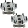 TRQ - Front Wheel Hub And Bearing Kit 2 Piece Set - 2003 - 2016 Toyota 4Runner 4WD - BHA53798 -Engine Electrical shop D0126 Z779864 1