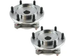 TRQ - Front Wheel Hub And Bearing Kit 2 Piece Set - 2003 - 2016 Toyota 4Runner 4WD - BHA53798