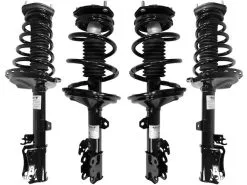 Unity - Front And Rear Strut And Coil Spring Assembly 4 Piece Kit - 2004 - 2007 Toyota Highlander FWD (Excludes All Wheel Drive And Vehicles With Air Suspension) - 4-11615-15901-001
