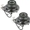 TRQ - Front Wheel Hub And Bearing Kit - 2 Piece - 1995 - 1999 Chevrolet K1500 Suburban 4WD With ABS Brakes - BHA53304 -Engine Electrical shop D0129 X114681 1