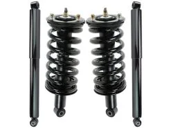 TRQ - Shock Absorber And Coil Spring Assembly - Set Of 4 - 2004 - 2014 Nissan Titan Without Off Road Package - SKA60971