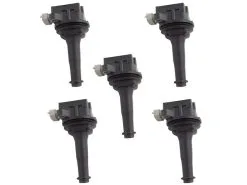 DIY Solutions - Ignition Coil Set Of 5 - 2004 - 2011 Volvo S40 L5 2.4L / 2.5L - IGN00510