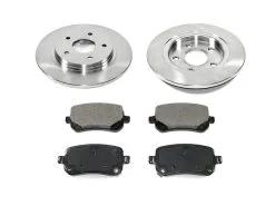DuraGo - Rear Semi Metallic Brake Pads And Rotor Kit - 2008 - 2012 Chrysler Town And Country - BK7121122