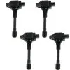 TRQ - Ignition Coil Set - 4 Piece - 2008 - 2018 Nissan Rogue - ICA61586 -Engine Electrical shop D0144 J794449 1