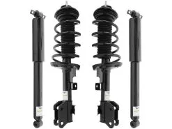 Unity - Front And Rear Suspension Strut Coil Spring And Shock Absorber Assembly Kit - 4 Piece - 2011 - 2017 Honda Odyssey - 4-11907-250050-001