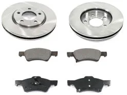 DuraGo - Front Ceramic Brake Pad And Rotor Kit - 2004 - 2007 Dodge Grand Caravan - BK7085236