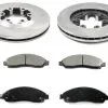 DuraGo - Front Ceramic Brake Pads And Rotor Kit - 2004 - 2008 Chevrolet Colorado - BK7106216 -Engine Electrical shop D0148 V871485 1