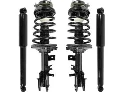 Unity - Front And Rear Suspension Strut Coil Spring And Shock Absorber Assembly Kit - 4 Piece - 1996 - 1999 Nissan Pathfinder (Excludes Electronic Adjustable Suspension) (Up To 11/1998) - 4-11351-255420-001