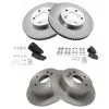 TRQ - Front And Rear Ceramic Brake Pads And Rotor Kit - 5 Lug - Vented Front Rotors - Solid Rear Rotors - 2007 - 2011 Toyota Camry - BKA11184 2 TRQ - Front And Rear Ceramic Brake Pads And Rotor Kit - 5 Lug - Vented Front Rotors - Solid Rear Rotors - 2007 - 2011 Toyota Camry - BKA11184 -Engine Electrical shop D0149 X468172 1