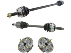 DIY Solutions - Axle And Wheel Hub And Bearing Assembly Kit - 4 Piece - 1994 - 1997 Honda Accord 2.2L 4-Cylinder (with Automatic Transmission) - ADS00122