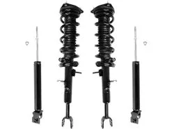 Unity - Front And Rear Suspension Strut Coil Spring And Shock Absorber Assembly Kit - 4 Piece - 2006 - 2008 Nissan 350Z Coupe (Excludes Nismo And Track Suspension) - 4-11393-255210-001