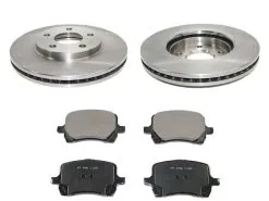DuraGo - Front Semi-Metallic Brake Pad And Rotor Kit - 2006 - 2011 Chevrolet HHR - BK7107612