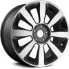 Action Crash - Aluminum Wheel - Machined And Dark Charcoal Metallic - 18 X 7.5 Inch - 46mm Offset - 5 Stud - 2011 - 2016 Kia Optima - ALY74653U30N -Engine Electrical shop D0156 Y416922 1