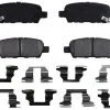 API - Rear Brake Pad Set - 2002 - 2020 Nissan Altima FWD 2.5L 4-Cylinder - D0158-Z297522