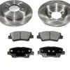 DuraGo - Rear Ceramic Brake Pad And Rotor Kit - 2013 - 2016 Hyundai Elantra - BK7148416 -Engine Electrical shop D0159 G587867 1