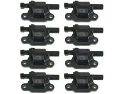 TRQ - Ignition Coil Set - Square Style - 8 Piece - 2007 - 2013 Chevrolet Silverado 1500 V8 - ICA61499