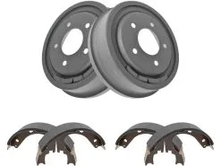 DIY Solutions - Rear Brake Drum And Brake Shoe Kit - 3 Piece - 1987 - 1996 Ford F-150 - BFS02898