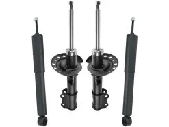 TRQ - Front And Rear Suspension Strut And Shock Absorber Assembly Kit - 4 Piece - 2003 - 2009 Saab 9-3 FWD - SKA60964