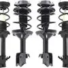 Unity - Front And Rear Strut And Coil Spring Assembly 4 Piece Kit - 2004 - 2007 Subaru Impreza Sedan (Excludes Wagon Models) - 4-11197-15333-001 -Engine Electrical shop D0166 D967726 1