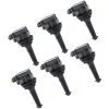 Replacement - Ignition Coil Kit - Set Of 6 - 1999 - 2006 Volvo S80 - 904-032-K6 -Engine Electrical shop D0166 W582897 1