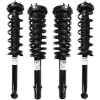 Unity - Front And Rear Strut And Coil Spring Assembly Set Of 4 - 2003 - 2007 Honda Accord (Excludes Hybrid) - 4-11871-15050-001 -Engine Electrical shop D0167 B869616 1