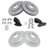 DIY Solutions - Front And Rear Ceramic Brake Pad And Cross Drilled And Slotted Rotor Kit - 5 Lug - 2005 - 2010 Honda Odyssey - BFS03135 1 DIY Solutions - Front And Rear Ceramic Brake Pad And Cross Drilled And Slotted Rotor Kit - 5 Lug - 2005 - 2010 Honda Odyssey - BFS03135 -Engine Electrical shop D0167 C231684 1