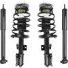 Unity - Front And Rear Suspension Strut And Shock Absorber Assembly 4 Piece Kit - 2001 - 2009 Volvo S60 (Excludes Sport, AWD, And 4C Adaptive Suspension) - 4-11861-259340-001 -Engine Electrical shop D0167 J475818 1