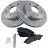 TRQ - Front Semi Metallic Brake Pad And Rotor Kit - 5 Lug - 2005 - 2010 Dodge Dakota - BKA10876 -Engine Electrical shop D0167 N971577 1