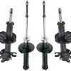 TRQ - Front And Rear Suspension Strut And Shock Absorber Assembly Kit 4 Piece Set - 1995 - 1999 Nissan Sentra - SKA60871 -Engine Electrical shop D0168 S617497 1