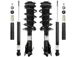 Unity - Front And Rear Suspension Strut And Shock Absorber Assembly Kit - 4 Piece - 2006 - 2011 Honda Civic Coupe (Excludes Sedan And Si Models) - 4-11813-253040-001