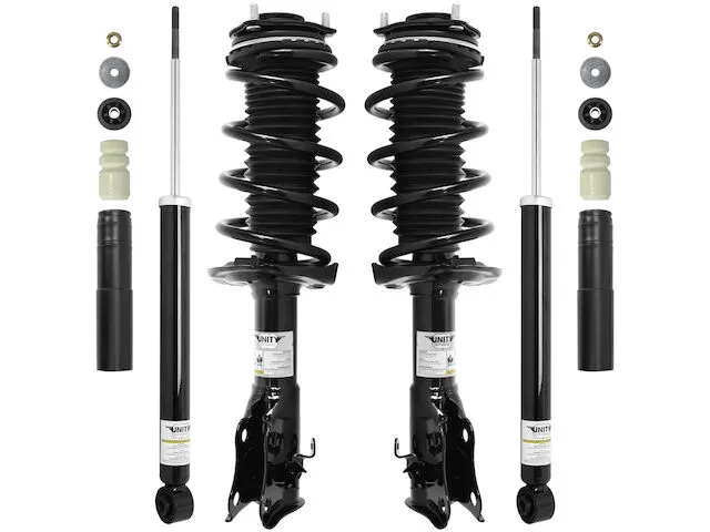 Unity - Front And Rear Suspension Strut And Shock Absorber Assembly Kit - 4 Piece - 2006 - 2011 Honda Civic Coupe (Excludes Sedan And Si Models) - 4-11813-253040-001 3 Unity - Front And Rear Suspension Strut And Shock Absorber Assembly Kit - 4 Piece - 2006 - 2011 Honda Civic Coupe (Excludes Sedan And Si Models) - 4-11813-253040-001