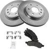 TRQ - Front Ceramic Brake Pad And Rotor Kit - 6 Lug - 2007 - 2016 GMC Acadia - BKA11409 -Engine Electrical shop D0169 D415939 1